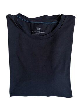 Mack Weldon Pima Long Sleeve T-Shirt (Black) - X-Large